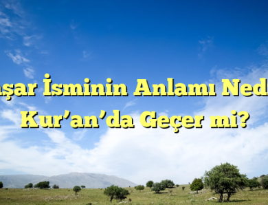 Başar İsminin Anlamı Nedir? Kur’an’da Geçer mi?